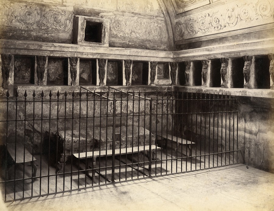 Italy Pompeii Bagni Nuovi Baths Old Albumen Photo Sommer 1880 Italy Pompeii Bagni Nuovi Baths Old Albumen Photo Sommer 1880