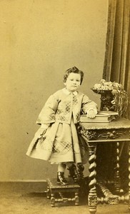 Young Boy Fashion Paris Early Studio Photo Ken Old CDV 1860