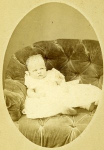 Young Girl Paris Early Studio Photo Old CDV Penabert Photo 1870