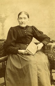 Man Langenthal Switzerland Early Photographic Studio Ruhe Old CDV Photo 1870
