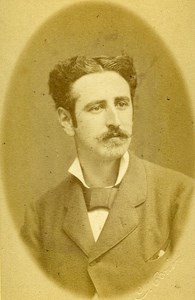Man Portrait Fashion 13 Marseille Old Photo Brion 1890