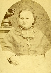 Catholic Religion Priest 35000 Rennes Old Photo CDV Collet 1890