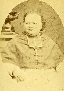 Catholic Religion Priest 35000 Rennes Old Photo CDV Collet 1890