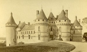 Castle General View 41000 Chaumont France Old CDV Photo 1870
