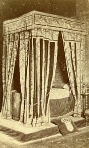 Castle Royal Room 41000 Chaumont France Old CDV Photo 1870