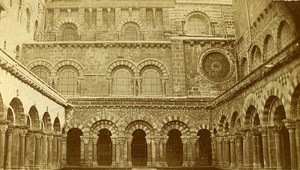 Cloister Interior 43000 Le Puy France Old Photo CDV 1880