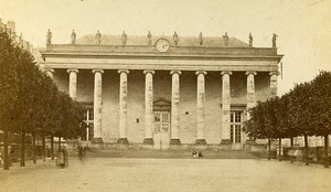 Exchange Facade 44000 Nantes France Old Photo CDV 1870