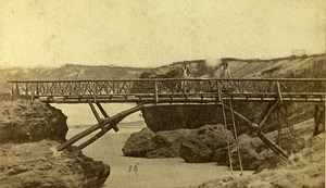 Boucalot Rocks 64200 Biarritz France Old CDV Balossier Photo 1870