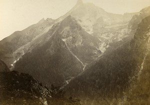 Gers Pike Panorama 64400 Eaux Bonnes France Old CDV Photo 1870