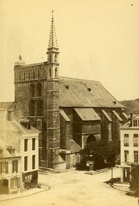 Cathedral 65200 Bagneres de Bigorre France Old CDV Photo 1870