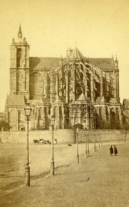 Cathedral 72000 Le Mans France Old CDV Guittet Photo 1870