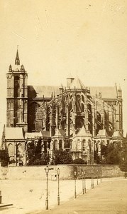 Cathedral 72000 Le Mans France Old CDV Cabaret Photo 1870