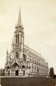 Basilica Notre Dame 76240 Bonsecours France Old CDV Photo 1870