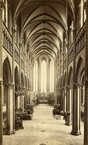 Basilica Notre Dame 76240 Bonsecours France Old CDV Photo 1870