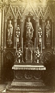 Basilica Notre Dame 76240 Bonsecours France Old CDV Photo 1870