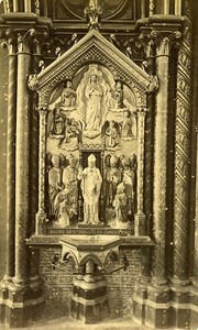 Basilica Notre Dame 76240 Bonsecours France Old CDV Photo 1870