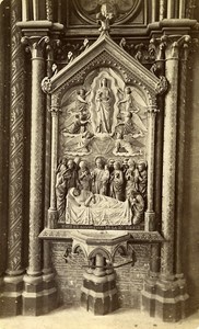 Basilica Notre Dame 76240 Bonsecours France Old CDV Photo 1870