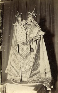 Basilica Notre Dame 76240 Bonsecours France Old CDV Photo 1870