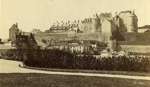 Old Castle Church 76200 Dieppe France Old CDV Photo 1870