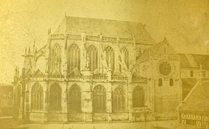 Cathedral 60000 Beauvais France Old CDV Herbert Photo 1870