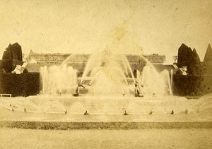 Latona Fountain 78000 Versailles France Old CDV Lamy Photo 1870