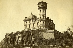 Castle Unidentified Place Switzerland Old Photo 1870