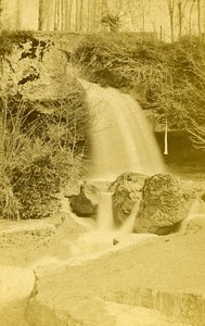 Jacob Waterfall 73000 Chambery Savoie France Old CDV Perrot Photo 1870