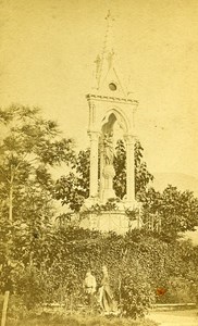 Notre Dame des Eaux 73100 Aix les Bains Savoie France Old CDV Photo 1870