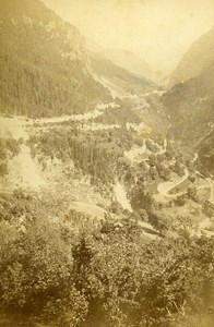 Valley 73710 Pralognan Savoie France Old CDV Photo 1870
