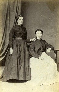 Woman Fashion Ashford United Kingdom Old CDV Kingsmill Photo 1870