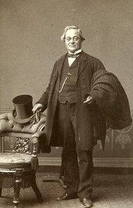 Man Fashion Canterbury United Kingdom Old CDV Bateman Photo 1870