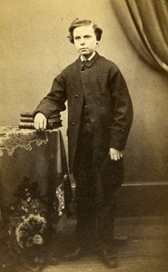 Young Man Second Empire Clothes Paris France old CDV Legros Photo 1870