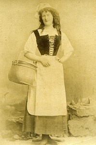 Humoristic Traditional Fashion Meudon France Old Photo Delaporte 1875