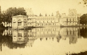 77000 Fontainebleau Castle France Old Photo CDV 1875