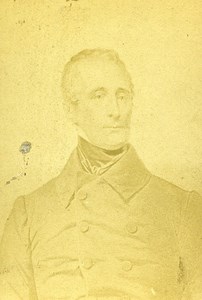 Lamartine Writer Portrait Paris France Old CDV Photo 1870