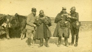 WWI Military students road maps France Old Snapshots 1916