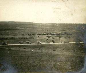 WWI Gathering troops to the Front France Old Snapshot 1916