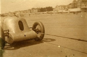 Sand Race Car France Berck sur Mer 62600 France old Snapshot Photo 1930