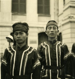 Indochina Saigon Native High Tonkin Fashion Old Amateur Snapshot Photo 1930