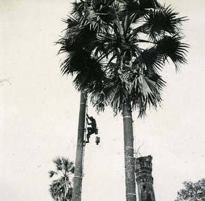 Indochina Laos Vientiane Street Life old Amateur Snapshot Photo 1930