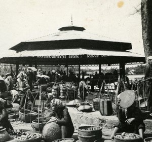 Indochina Vietnam Saigon Street Life old Amateur Snapshot Photo 1930