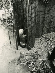 Indochina Vietnam Saigon Street Life old Amateur Snapshot Photo 1930