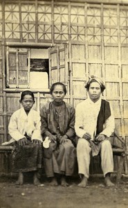 Indonesia Java Jakarta Types Study Portrait Early CDV Photo Woodbury & Page 1860