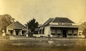 Indonesia Java Jewelry Store Van Arcken Early CDV Photo Woodbury & Page 1860