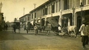 Indonesia Sumatra People Study Street Scene Old Photo 1930 #1