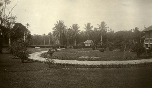 Indonesia Sumatra East Coast Rubber Estate Bungalow Old Photo 1930