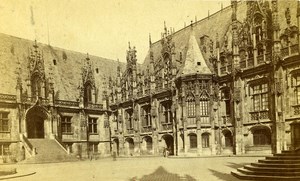 France Rouen Law Court Old Neurdein CDV Photo 1880