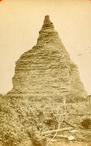 France Autun Couhard Rock Old Anonymous CDV Photo 1880