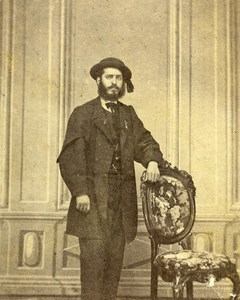 France Man Fashion Second Empire Old CDV Photo 1870