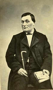 France Albi Man Fashion Second Empire Old CDV Prompt Photo 1865